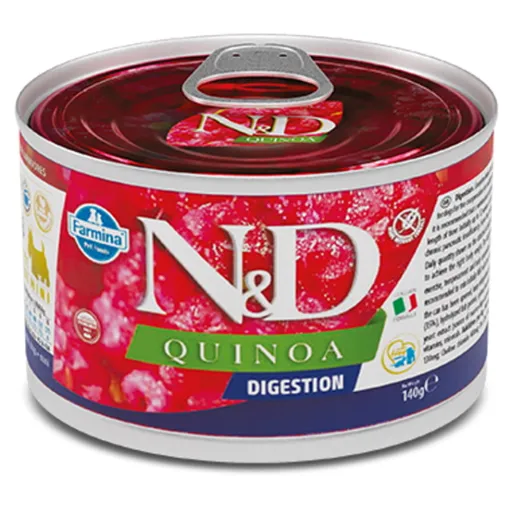 N&D Quinoa Digestion Lamb & Fennel Adult Mini pre malé plemená psov 140 g