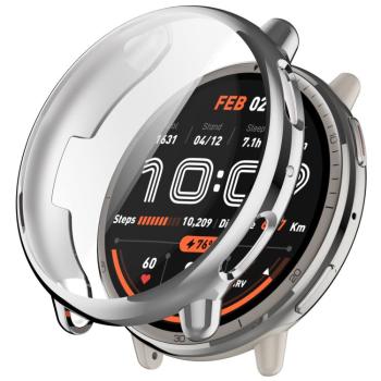 TPU FULL COVER Kryt pre Amazfit Active 2 strieborný