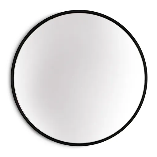 Casa Chic Fournier Nástenné zrkadlo s kovovým rámom okrúhle Ø 80 cm