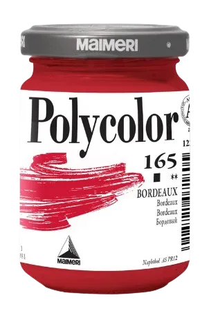 MAIMERI POLYCOLOR - Jemné vinylové farby 165 - bordeaux, 140 ml