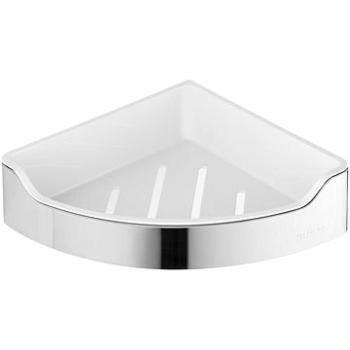 AQUALINE SAMBA rohová polica do sprchy, 218 × 63 × 218 mm, leštený nerez (SB109)