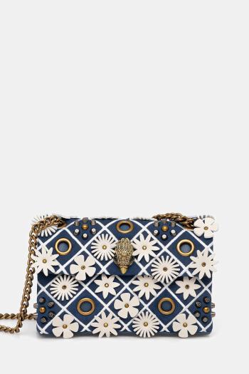Kožená kabelka Kurt Geiger London KENSINGTON tmavomodrá farba, 4696186109
