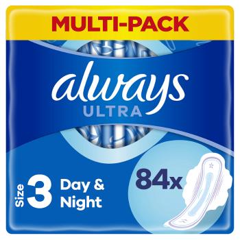 ALWAYS Ultra Hygienické Vložky Day & Night (V3) S Křidélky 84 ks