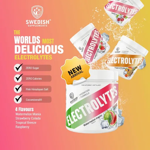Electrolytes Clear - Swedish Supplements 240 g Raspberry