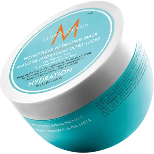 Moroccanoil Hydration Weightless Hydrating Mask hĺbkovo hydratačná maska pre suché a slabé vlasy 500 ml