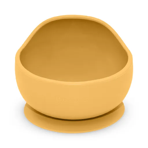 PETITE&MARS Miska silikónová s prísavkou TAKE&MATCH Intense Ochre 6m+