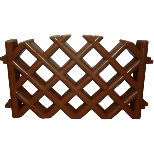 Záhradný plôtik mreža hnedá