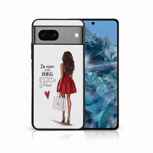 MY ART Ochranný kryt pre Google Pixel 8 RED DRESS (137)