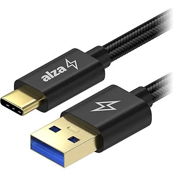 AlzaPower AluCore USB-C 3.2 Gen1, 2 m čierny (APW-CBTC0072B)