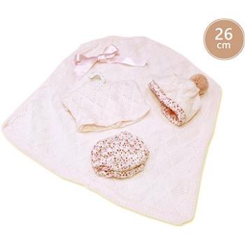 Llorens M26-294 oblečenie pre bábiku bábätko New Born veľkosti 26 cm (8426265026944)
