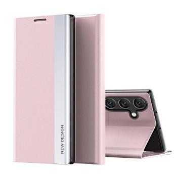 MG Sleep Case Pro knižkové puzdro na Samsung Galaxy S25 Edge, ružové