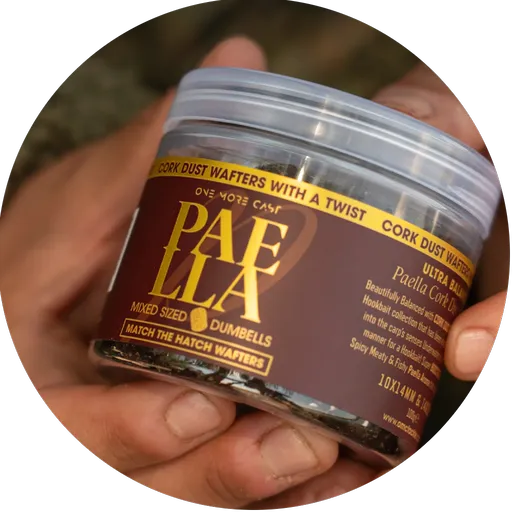 One more cast wafters boosted match the hatch cork dust wafter paella 100 g 10x14mm & 14x18mm