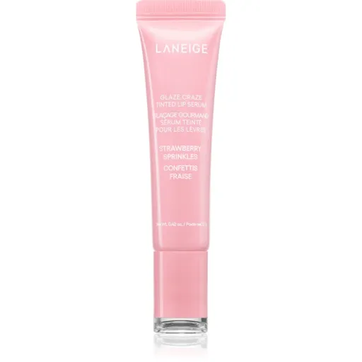 LANEIGE Glaze Craze Tinted Lip Serum tónovací balzam na pery odtieň Strawberry Sprinkles 12 g