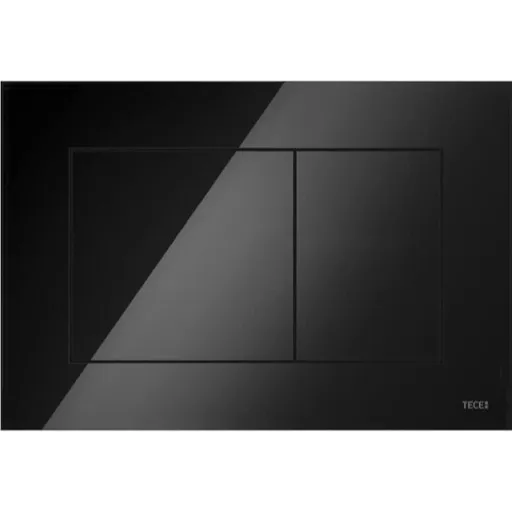 Tece TECEnow ovládacie tlačidlo z plastu v čiernej lesklej farbe 9240403 9.240.403