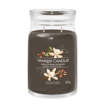 Yankee Candle Aromatická sviečka Signature sklo veľké Vanilla Bean Espresso 567 g