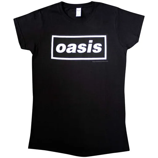Oasis tričko Decca Logo Čierna S