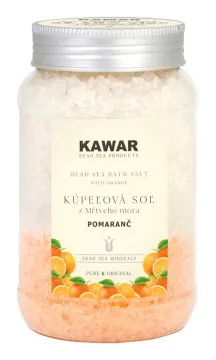 Kawar Kúpeľová soľ z Mŕtveho mora s vôňou pomaranča 500 g