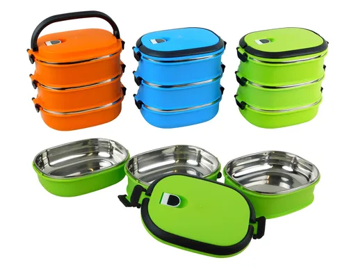 MAKRO - Termoobedár trojdielny 2100ml rôzne farby