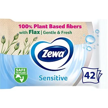 ZEWA Sensitive vlhčený toaletný papier (42 ks) (7322540796582)