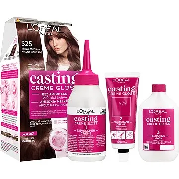 ĽORÉAL CASTING Creme Gloss 525, višňová čokoláda (3600523029563)