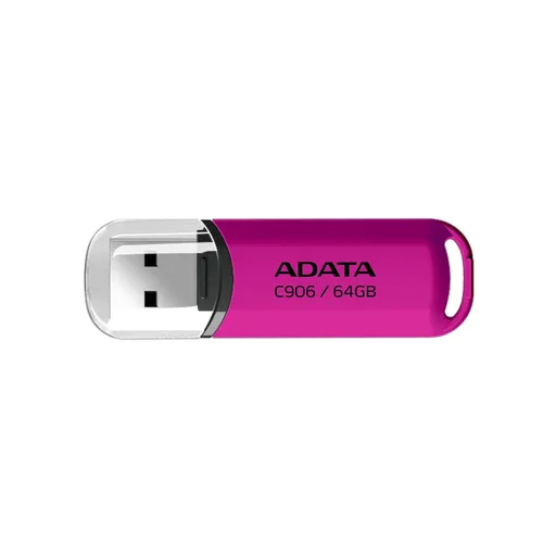 ADATA Flash Disk 64GB C906, USB 2.0, ružová