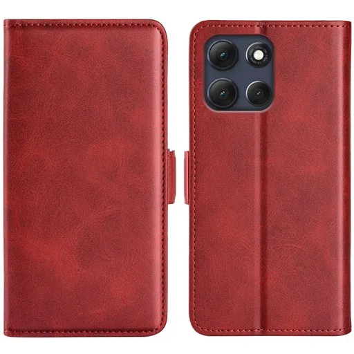 SIDE Peňaženkové puzdro pre Motorola Moto G86 Power 5G červené