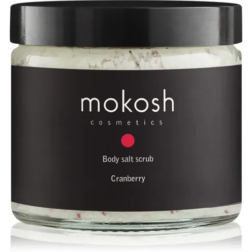 Mokosh Cranberry telový peeling so soľou 300 g