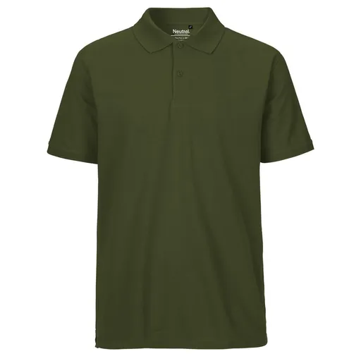 Neutral Pánska polokošeľa Classic z organickej Fairtrade bavlny - Military | 2XL