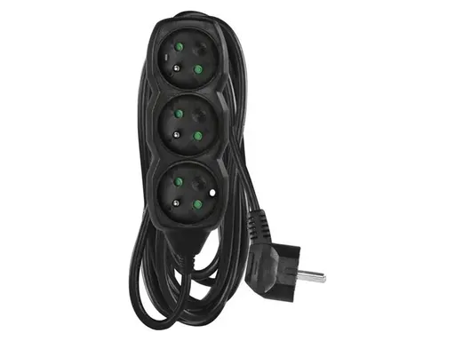 Predlžovací prívod 3 zásuvky 5m EMOS PC0315R