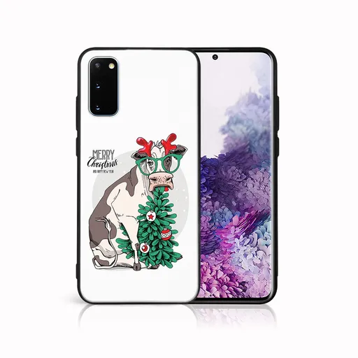 MY ART Kryt s vianočným dizajnom Samsung Galaxy S20 MERRY CHRISTMAS (074)