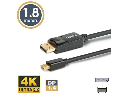 DELIGHT 20336B Mini DisplayPort 1,8 m 4K kábel
