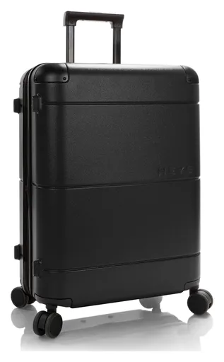 Stredný škrupinový kufor na kolieskach Heys Zen M Black