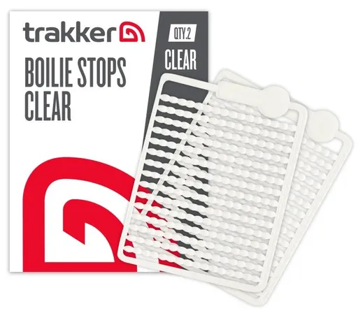 Trakker zarážky boilie stops clear 240 ks