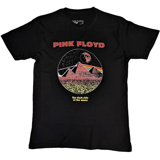 Pink Floyd tričko Vintage Pyramids Čierna S