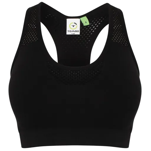 Tombo Dámska športová bezšvová podprsenka - Čierna | L