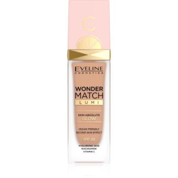 Eveline Cosmetics Wonder Match Lumi hydratačný make-up s vyhladzujúcim účinkom SPF 20 odtieň 25 Sand Beige 30 ml