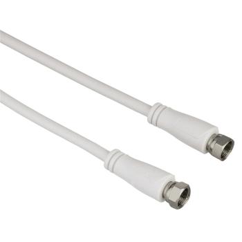 HAMA 122437 SAT PREPOJOVACI KABEL F-VIDLICA F-VIDLICA, 90 DB, 1, 10 M