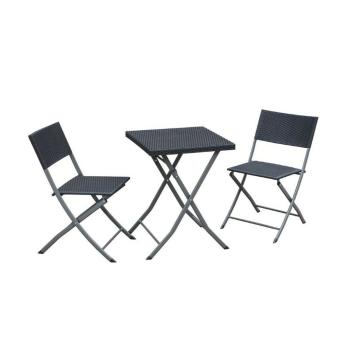 Set de mobilier de terasă Mattia antracit, 3 buc