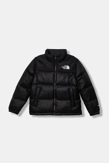 Detská páperová bunda The North Face TEEN 1996 RETRO NUPTSE JACKET čierna farba, NF0A8A4CGOG1