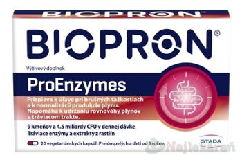 BIOPRON ProEnzymes 20 vegetariánskych kapsúl