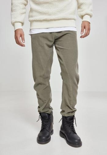 Urban Classics Corduroy Jog Pants olive - S