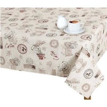 Bellatex Obrus EMA – 100 × 100 cm – káva (3937)