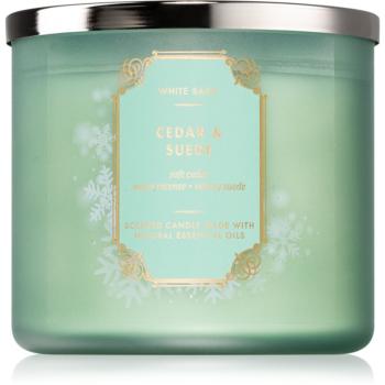 Bath & Body Works Cedar & Suede vonná sviečka 411 g