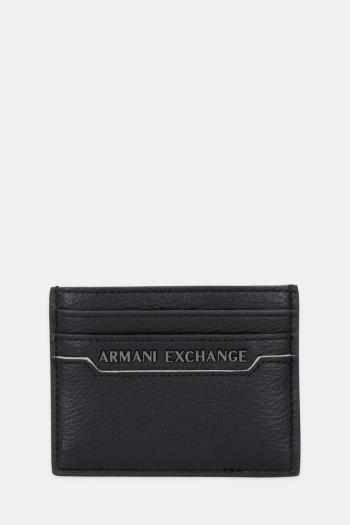 Puzdro na karty Armani Exchange čierna farba, XM000169 AF17205