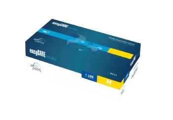 Rukavice nitril. nepúdr. easyCARE veľ. M modré 100ks