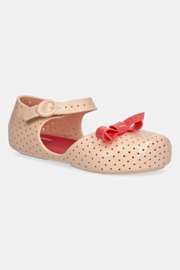 Detské balerínky Melissa FURADINHA oranžová farba, M.35980