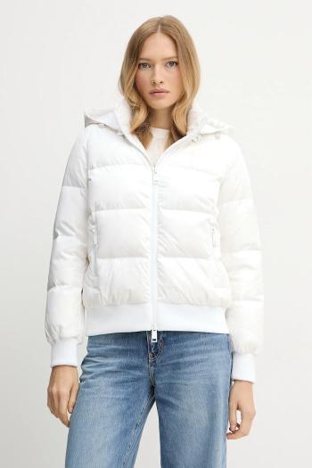 Páperová bunda Armani Exchange biela farba, prechodná, XW000228 AF12286