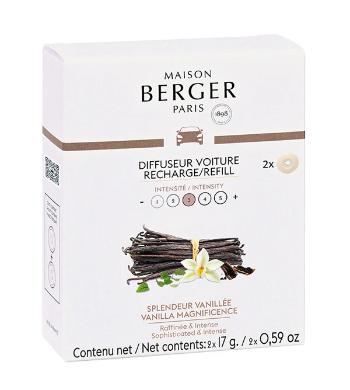 Maison Berger Paris Náhradní náplň do difuzéru do auta Velkolepá vanilka Vanilla Magnificence (Car Diffuser Recharge/Refill) 2 ks