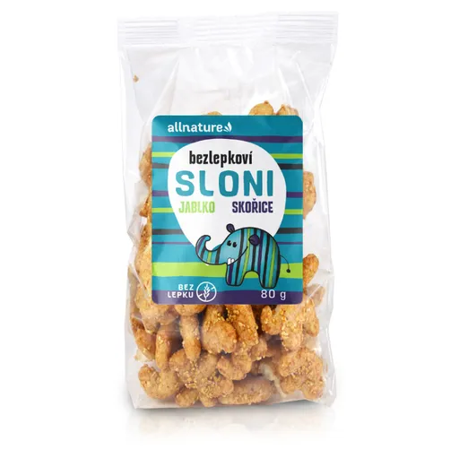 ALLNATURE Slony jablko-škorica 80 g