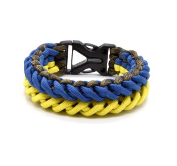 Cordell Paracord náramok Glory to Ukraine